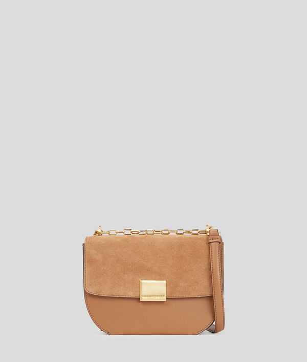 karl lagerfeld PETIT SAC BANDOULIÈRE EN DAIM K/FOREVER