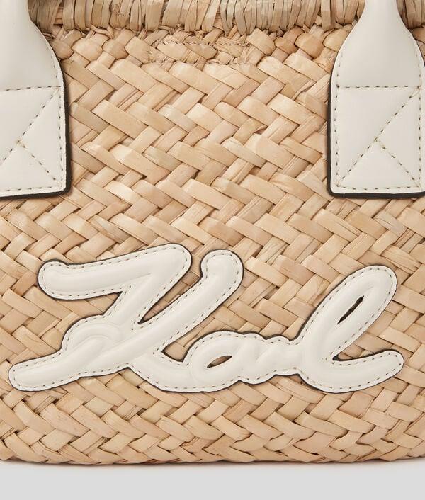 Karl Lagerfeld PETIT SAC CABAS EN RAPHIA K/SIGNATURE