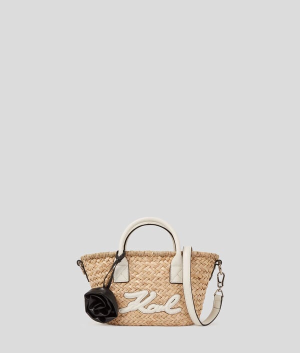 karl lagerfeld PETIT SAC CABAS EN RAPHIA K/SIGNATURE