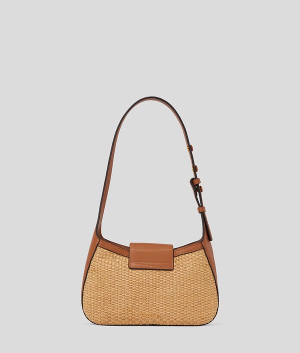 Karl Lagerfeld PETIT SAC PORTÉ ÉPAULE EN RAPHIA K/SIGNATURE