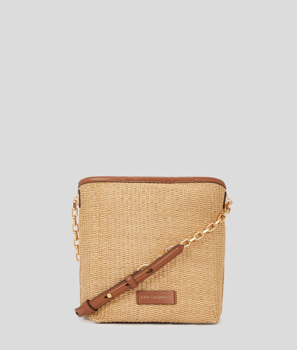 Karl Lagerfeld PETIT SAC SEAU EN RAPHIA K/AUTOGRAPH