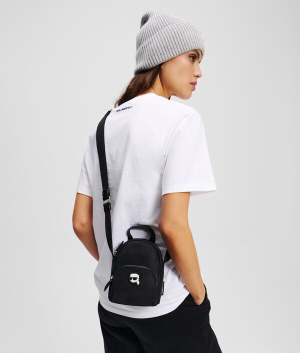 Karl Lagerfeld POCHETTE AVEC BANDOULIÈRE EN NYLON IKON