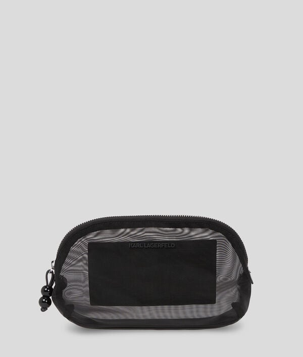karl lagerfeld POCHETTE DE PLAGE EN MESH AVEC LOGO KARL