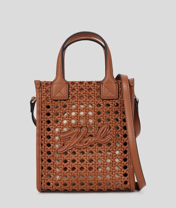 karl lagerfeld POCHETTE DE TÉLÉPHONE K/SKUARE À BANDOULIÈRE