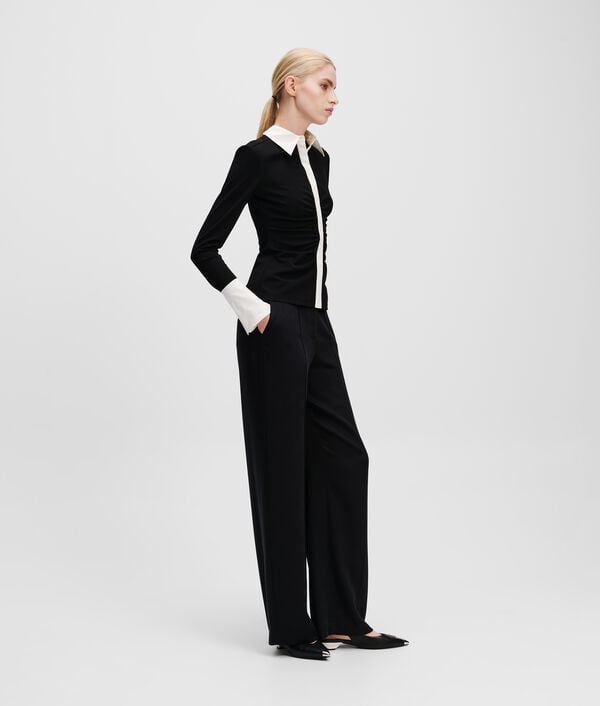 Karl Lagerfeld POLO À MANCHES LONGUES KARL ESSENTIAL