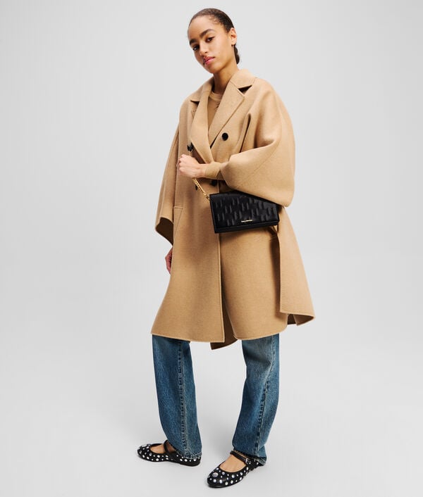 Karl Lagerfeld PORTEFEUILLE BRILLANT AVEC BANDOULIÈRE K/SKUARE