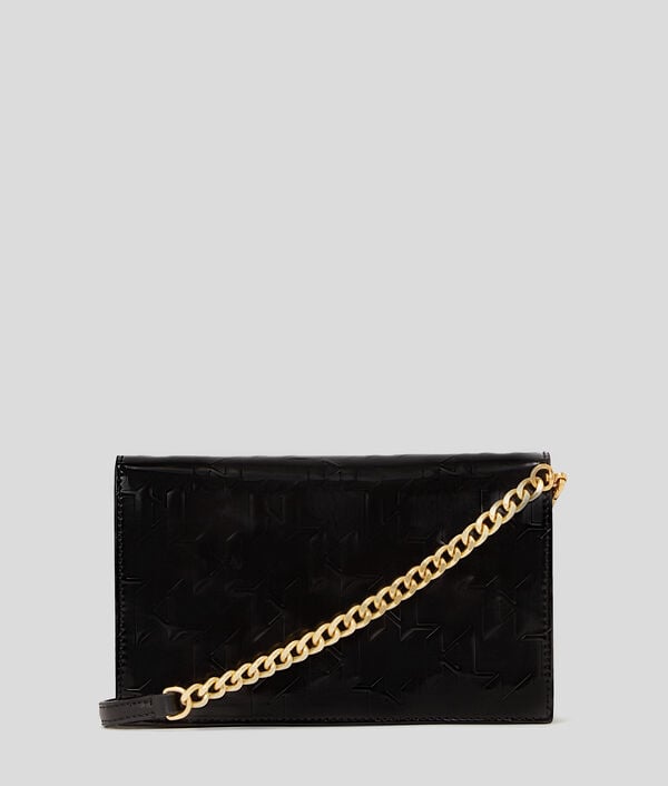 Karl Lagerfeld PORTEFEUILLE BRILLANT AVEC BANDOULIÈRE K/SKUARE