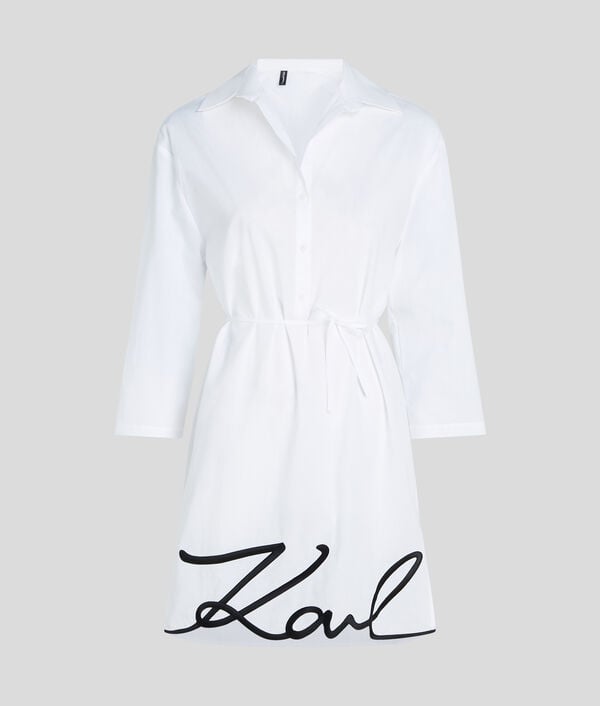 Karl Lagerfeld ROBE CHEMISE DE PLAGE KARL SIGNATURE