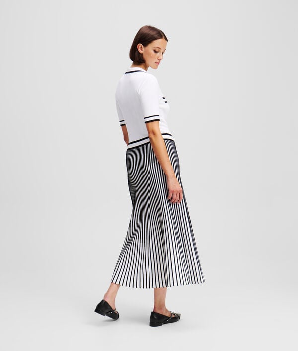 Karl Lagerfeld ROBE EN TRICOT PLISSÉE KARL ESSENTIAL