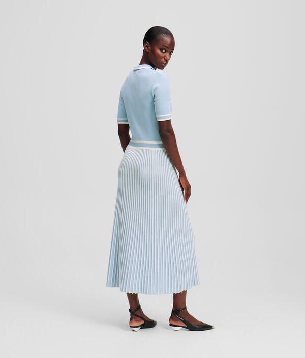 Karl Lagerfeld ROBE EN TRICOT PLISSÉE KARL ESSENTIAL