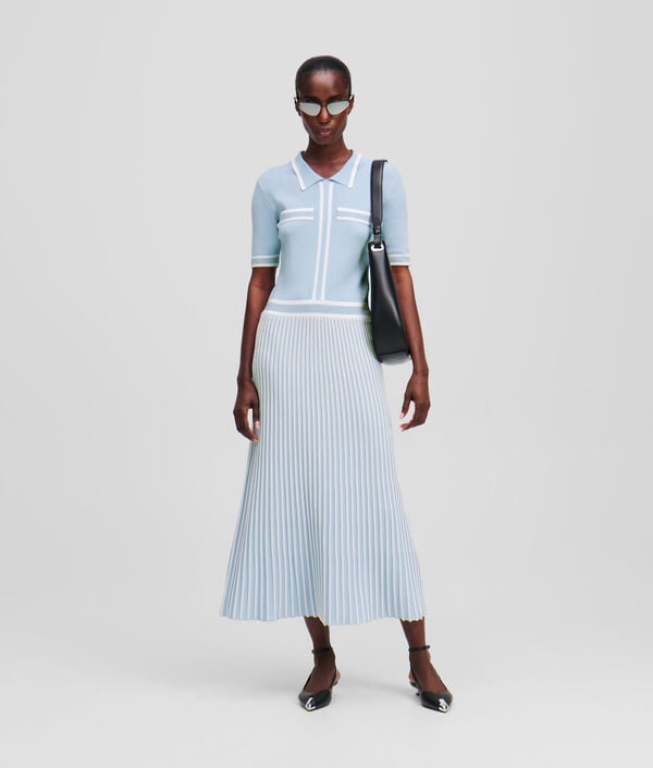 Karl Lagerfeld ROBE EN TRICOT PLISSÉE KARL ESSENTIAL