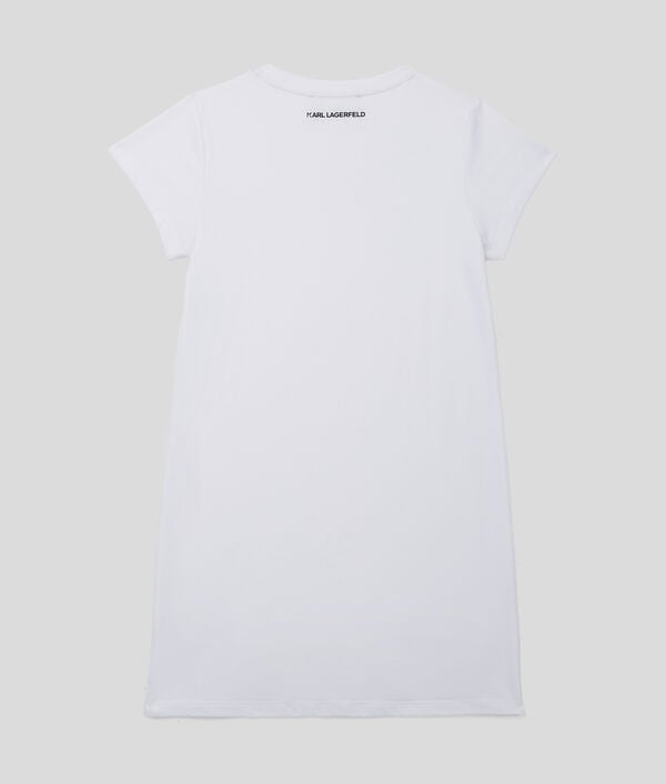Karl Lagerfeld ROBE T-SHIRT KARL SIGNATURE POUR FILLES