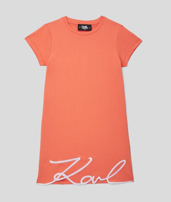 karl lagerfeld ROBE T-SHIRT KARL SIGNATURE POUR FILLES