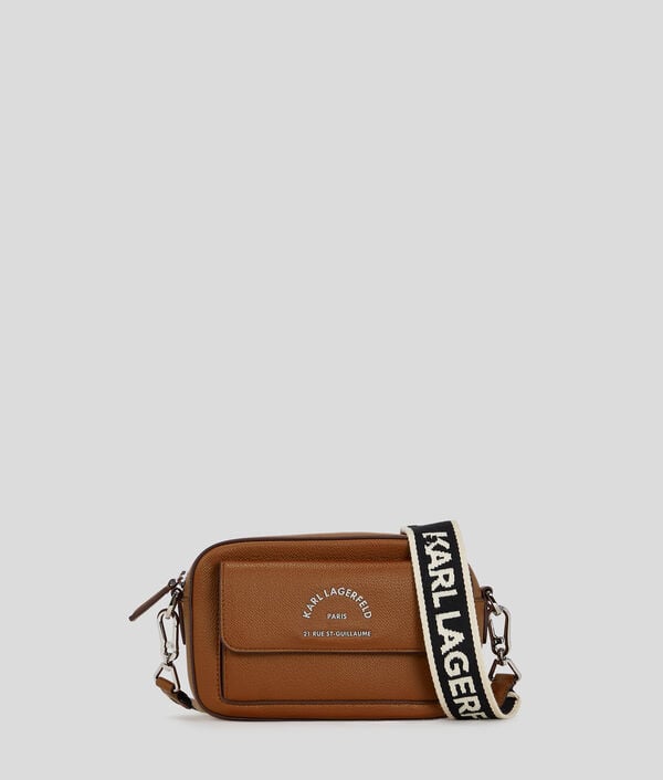 karl lagerfeld RUE ST-GUILLAUME METAL CROSSBODY BAG