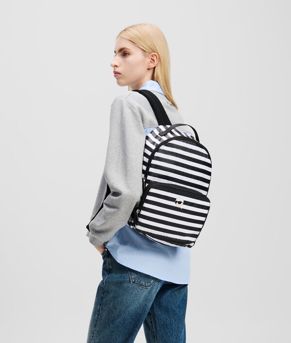 Karl Lagerfeld SAC À DOS COMPRESSIBLE EN NYLON IKON
