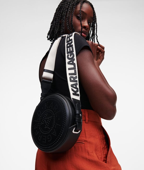 Karl Lagerfeld SAC BANDOULIÈRE CIRCULAIRE AVEC LOGO EN RELIEF K/CIRCLE