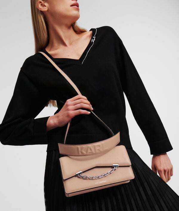 Karl Lagerfeld SAC BANDOULIÈRE EN CUIR GRAINÉ K/SEVEN