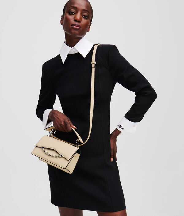 Karl Lagerfeld SAC BANDOULIÈRE EN CUIR GRAINÉ K/SEVEN