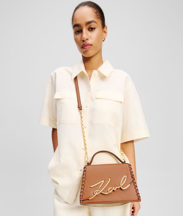 Karl Lagerfeld SAC BANDOULIÈRE K/SIGNATURE DE TAILLE MOYENNE