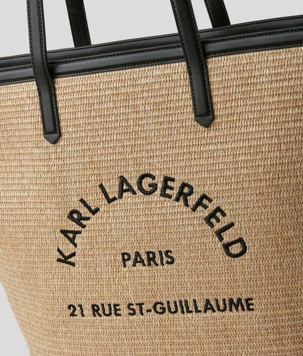 Karl Lagerfeld SAC CABAS EN RAPHIA RUE ST-GUILLAUME