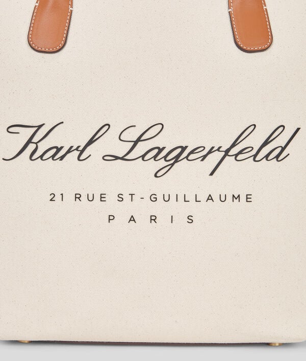 Karl Lagerfeld SAC CABAS EN TOILE HOTEL KARL DE TAILLE MOYENNE
