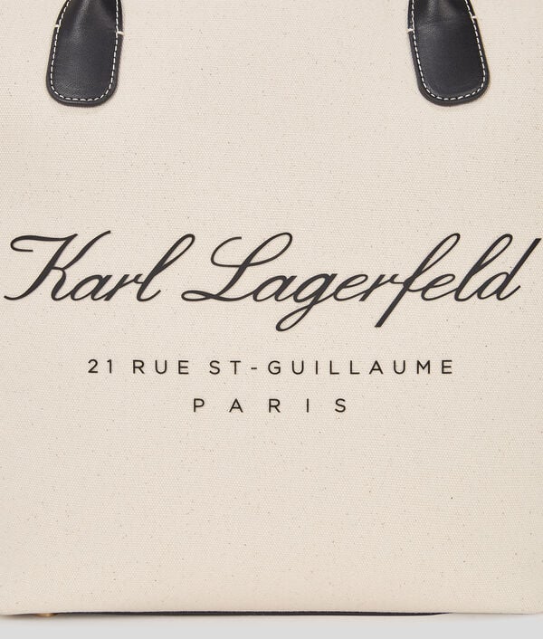Karl Lagerfeld SAC CABAS EN TOILE HOTEL KARL DE TAILLE MOYENNE