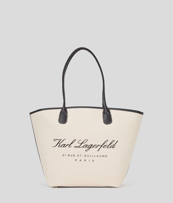karl lagerfeld SAC CABAS EN TOILE HOTEL KARL DE TAILLE MOYENNE