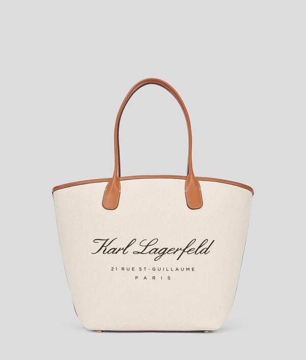karl lagerfeld SAC CABAS EN TOILE HOTEL KARL DE TAILLE MOYENNE