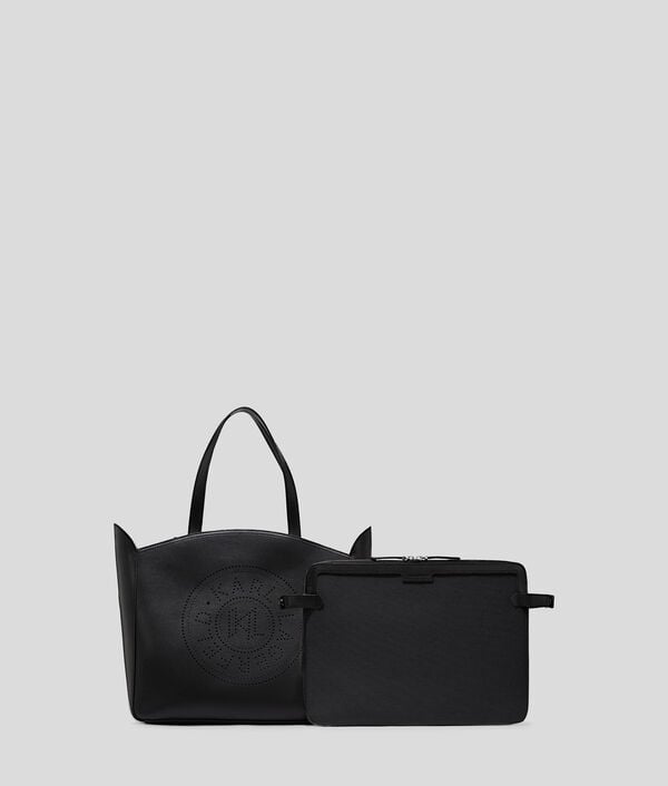 karl lagerfeld SAC CABAS PERFORÉ K/CIRCLE AVEC POCHETTE