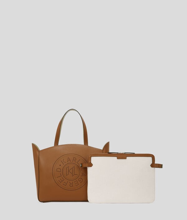 karl lagerfeld SAC CABAS PERFORÉ K/CIRCLE AVEC POCHETTE