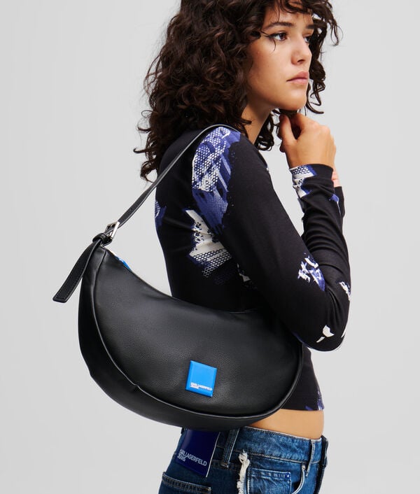 Karl Lagerfeld SAC DEMI-LUNE PORTÉ ÉPAULE KLJ AVEC LOGO ENCADRÉ