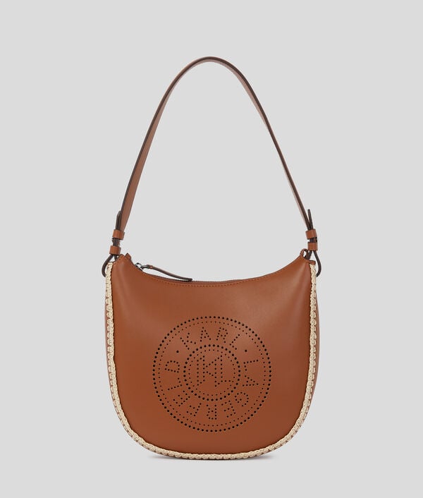 karl lagerfeld SAC PORTÉ ÉPAULE CROISSANT DE LUNE PERFORÉ K/CIRCLE