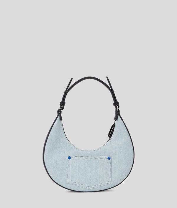 Karl Lagerfeld SAC PORTÉ ÉPAULE DEMI-LUNE AVEC LOGO CARRÉ