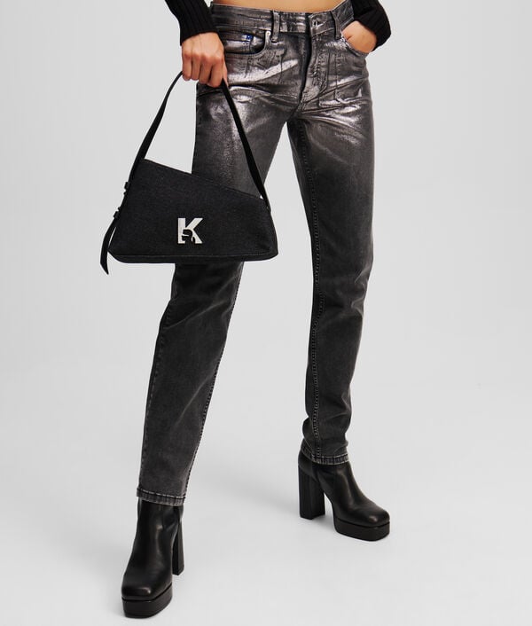 Karl Lagerfeld SAC PORTÉ ÉPAULE GÉOMÉTRIQUE EN DENIM