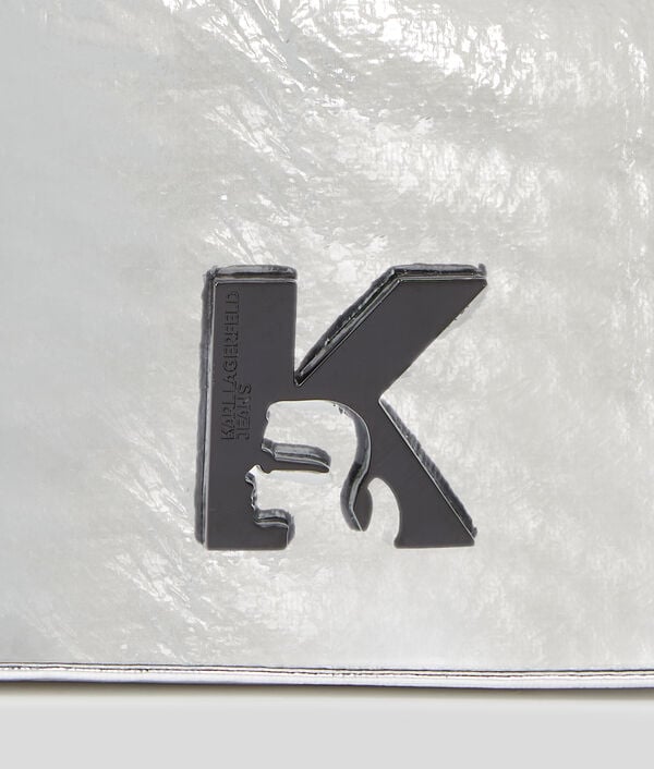Karl Lagerfeld SAC PORTÉ ÉPAULE GÉOMÉTRIQUE MÉTALLISÉ