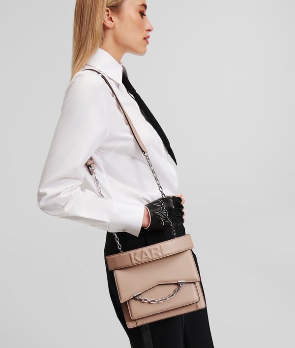 Karl Lagerfeld SAC PORTÉ ÉPAULE K/SEVEN EN CUIR GRAINÉ