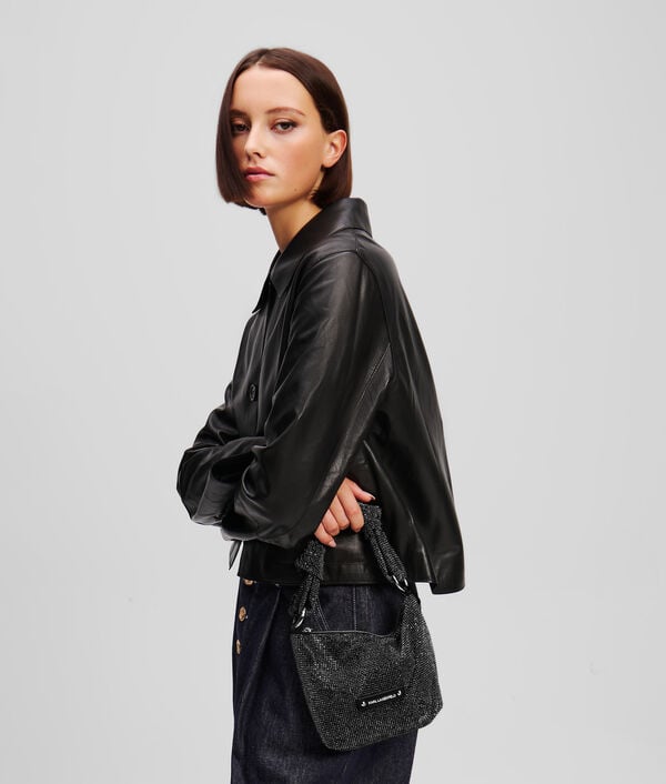 Karl Lagerfeld SAC PORTÉ ÉPAULE K/SOIRÉE SERTI DE CRISTAUX