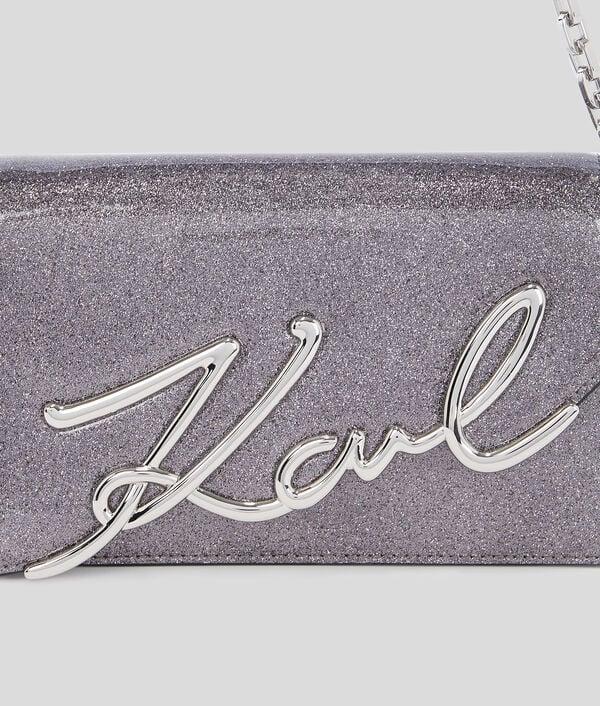 Karl Lagerfeld SAC PORTÉ ÉPAULE MEDIUM PAILLETÉ K/SIGNATURE