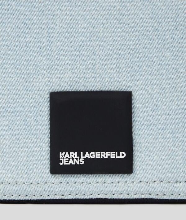 Karl Lagerfeld SAC POUR APPAREIL PHOTO EN DENIM AVEC LOGO CARRÉ