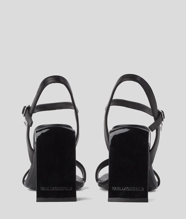 Karl Lagerfeld SANDALES À TALONS À LANIÈRES ASTRA NOVA