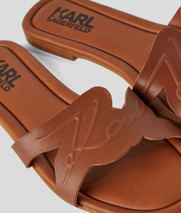 Karl Lagerfeld SANDALES AVEC DÉCOUPES BRIO SIGNATURE