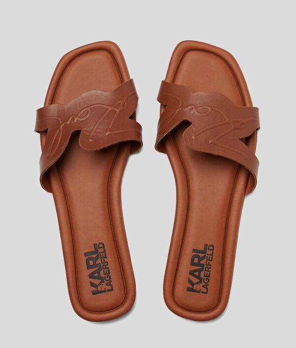 Karl Lagerfeld SANDALES AVEC DÉCOUPES BRIO SIGNATURE