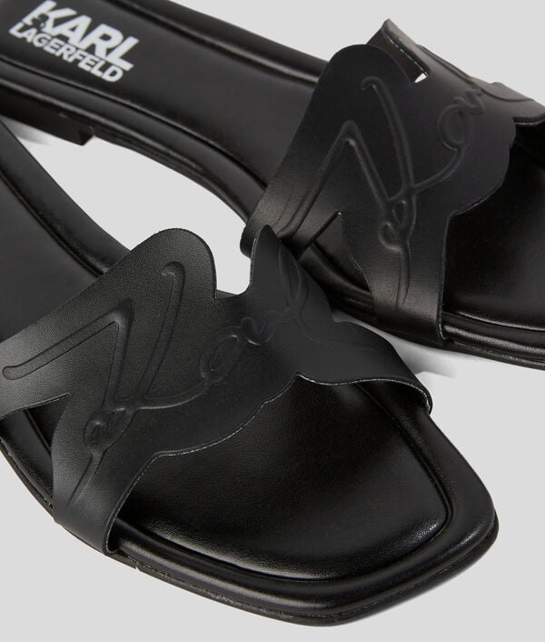 Karl Lagerfeld SANDALES AVEC DÉCOUPES BRIO SIGNATURE