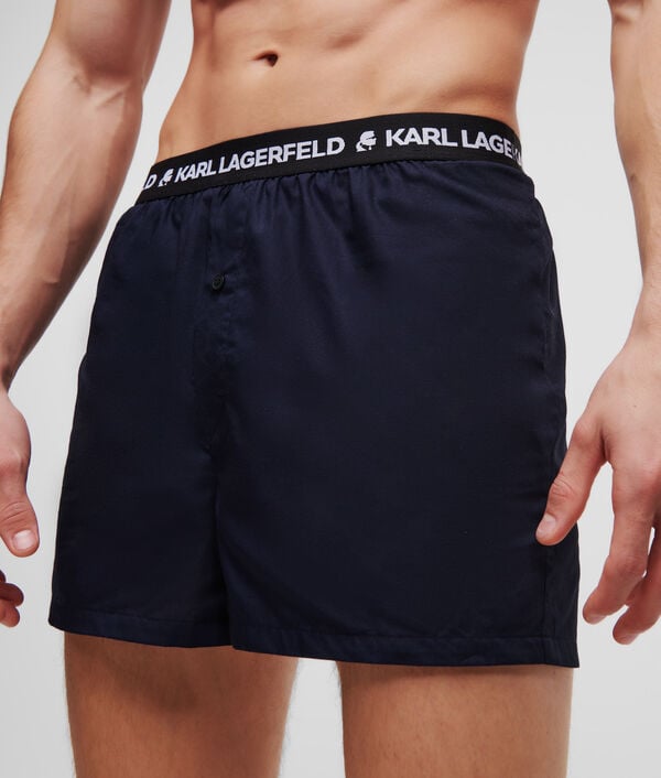 Karl Lagerfeld SHORT BOXER TISSÉ AVEC LOGO KARL - LOT DE 3