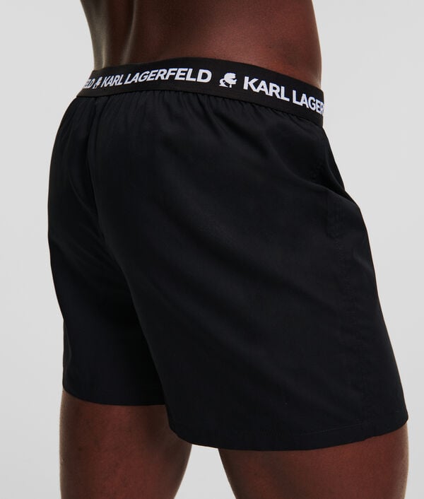 Karl Lagerfeld SHORT BOXER TISSÉ AVEC LOGO KARL - LOT DE 3