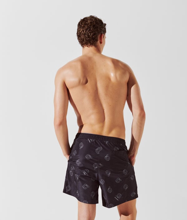 Karl Lagerfeld SHORT DE BAIN À IMPRIMÉ FAÇON ALL-OVER IKON