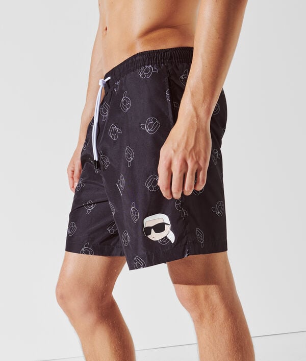 Karl Lagerfeld SHORT DE BAIN À IMPRIMÉ FAÇON ALL-OVER IKON