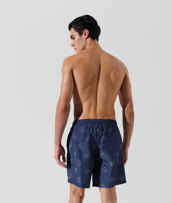 Karl Lagerfeld SHORT DE BAIN À IMPRIMÉ FAÇON ALL-OVER IKON