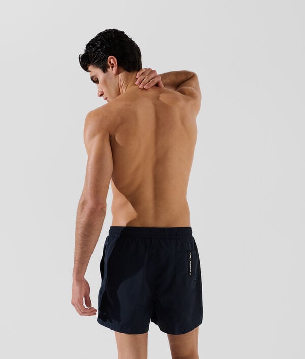 Karl Lagerfeld SHORT DE BAIN AVEC LOGO KARL MÉTALLIQUE