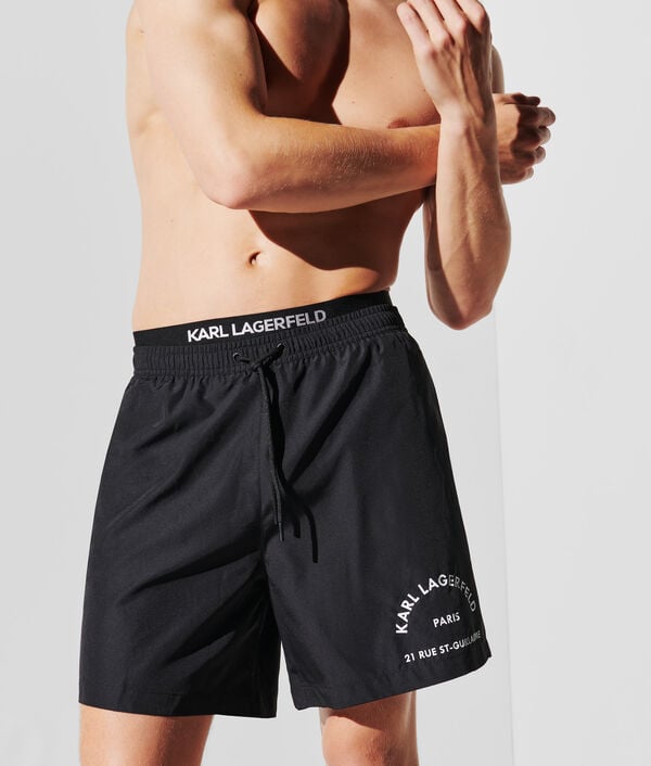 Karl Lagerfeld SHORT DE BAIN MI-LONG RUE ST-GUILLAUME